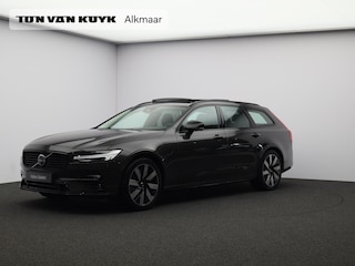 Volvo V90 T8 AWD Plug-in hybrid Ultra Dark / Trekhaak / Pan. dak / Head up displ. / Harman Kardon / Stoel+stuur+achterbankverwarming
