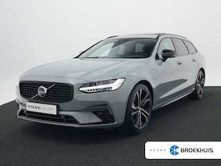 Volvo V90 T8 Recharge AWD Ultra Dark | Luchtvering | Bowers & Wilkins | Head-Up | Massage | Panoramadak | 360° Camera | 20"
