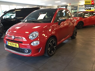 Fiat 500 1.0 Hybrid Sport PDC Carplay Lichtautomaat Regensensor Cruisecontrol Climat Panorama (open)dak Stoelverwarming