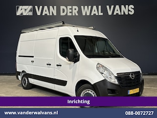 Opel Movano 2.3 CDTI 146pk L2H2 Inrichting Euro6 Airco | Camera | Omvormer | Imperiaal | Navigatie 2500kg Trekhaak, Cruisecontrol, Parkeersensoren, Bijrijdersbank
