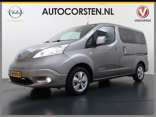 Nissan NV200 40kWh Automaat 2X Schuifdeur 5-Persoons SOH 89% Camera Stoel+Stuurverwarming Navi DAB Connect Edition Regen-Lichtsensor Cruise Control Bluetooth Privacy Glas Isofix Lmv 15" 1e Eigenaar Dealeronderhouden Origineel Nederlandse Auto
