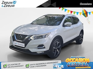 Nissan Qashqai 1.3 DIG-T Tekna | TREKHAAK | STOELVERWARMING | PANO DAK | CLIMATE | ALL SEASON BANDEN |
