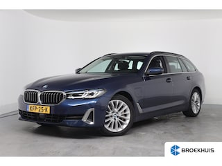 BMW 5-serie Touring 530e xDrive High Executive | Dealer Onderhouden | Elektr Stoel + Mem | Stoelventilatie | Trekhaak Elektrisch | Lederen bekleding | Comfort Stoelen | 360 Camera