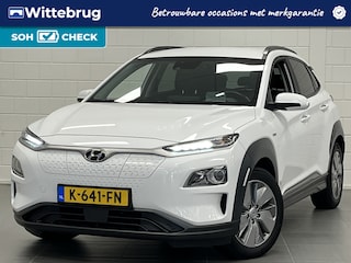 Hyundai Kona EV Fashion 64 kWh HALF LEDER | NAVIGATIE | LONG RANGE SOH 100%