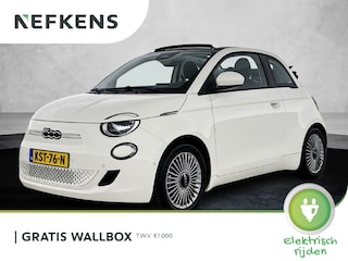 Fiat 500 118pk Icon 42 kWh Automaat | Apple Carplay/Android Auto | Climate Control | Cruise Control | Camera | Parkeersensoren V+A | 16"LMV | LED |