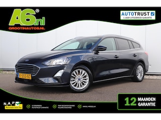 Ford Focus Wagon 1.0 EcoBoost Hybrid Titanium X Business 125PK Navigatie Achteruitrijcamera Climate Cruise Control Carplay Android 16 inch LMV
