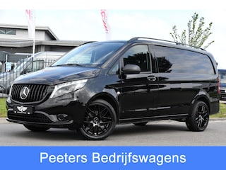 Mercedes-Benz Vito 116 CDI L2 Black Edition Cruise, Camera, Carplay, 164pk, Automaat, Sensoren, Trekhaak, Multimedia, LED, Stoelverwarming, Uniek!