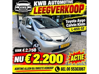 Toyota Aygo 1.0-12V 5Drs Calvin Klein Leer Airco