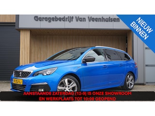 Peugeot 308 SW 1.2 PureTech 131pk GT-Line Pano.Dak Leder/Alcantara 17inch LM Trekhaak Keyless *NL auto* Blue Vertigo Metallic
