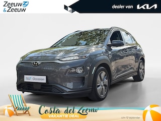 Hyundai Kona EV Premium 64 kWh HEAD UP DISPLAY | LEDEREN BEKLEDING | 455 KM ACTIERADIUS | ACC | DODEN HOEK DETECTIE | 12 MAANDEN BOVAG GARANTIE