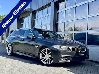 BMW 5-serie Touring 520i High Executive | Automaat | M-pakket | Nieuwe motor | Sportstoelen leer | Panodak | Elek Trekhaak | Nette staat |