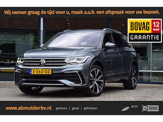 Volkswagen Tiguan 1.5 TSI 150PK R-Line Business 7p / 7 Persoons DSG Automaat | Org. NL | BOVAG Garantie | Trekhaak | R-Line | Lederen bekleding | Trailer Assist | Camera | Apple Carplay/Android Auto | Verwarmd stuurwiel | Verwarmde voorruit | Verwarmde stoelen |