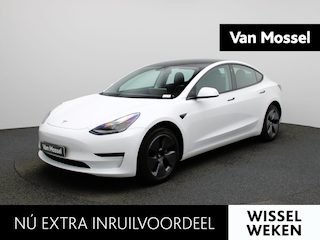 Tesla Model 3 RWD Long Range | WORDT VERWACHT | APPLE CARPLAY | ANDROID AUTO | ACHTERUITRIJCAMERA | ELEKTRISCHE KOFFERKLEP | LEDEREN BEKLEDING | CLIMATE CONTROL | ADAPTIVE CRUISE CONTROL | LED VERLICHTING |