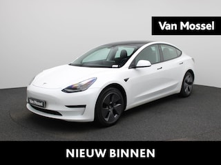 Tesla Model 3 RWD Long Range | WORDT VERWACHT | APPLE CARPLAY | ANDROID AUTO | ACHTERUITRIJCAMERA | ELEKTRISCHE KOFFERKLEP | LEDEREN BEKLEDING | CLIMATE CONTROL | ADAPTIVE CRUISE CONTROL | LED VERLICHTING |