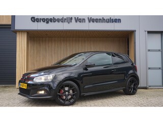 Volkswagen Polo 1.4 TSI 180pk GTI DSG 3Drs Leder/Alcantara 17inch LM *Black Optik* Stoelverwarming *Nette GTI* Ketting v.v.
