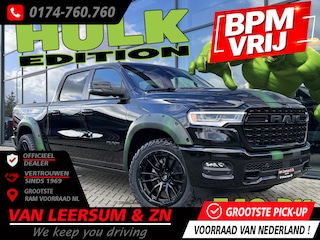 Dodge Ram 1500 Limited HULK Edition | 3 jaar garantie | Pano | Harman Kardon | 22" | Flares | Passenger screen