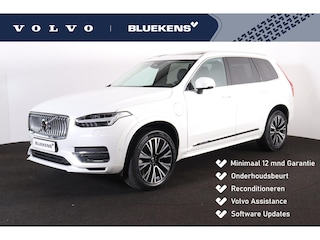 Volvo XC90 T8 Recharge AWD Ultimate Bright - Panorama/schuifdak - IntelliSafe Assist & Surround - 360º Camera - Harman/Kardon audio - Adaptieve LED koplampen - Verwarmde voorstoelen, stuur & achterbank - Parkeersensoren voor & achter - Elektr. bedienb. voorstoelen met geheugen - Draadloze tel. lader - Extra getint glas - Inklapbare trekhaak - 20' LMV