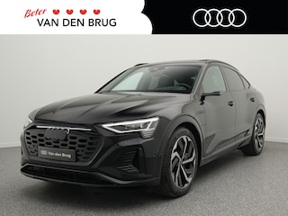 Audi Q8 e-tron 55 quattro S Edition 408 PK 115 kWh | SoH 90% | Elek. Voorstoelen | Head-Up Display | Leder | Panoramadak | Luchtvering| Stoel & Stuurverwarming | 360 Camera | Side Assist |