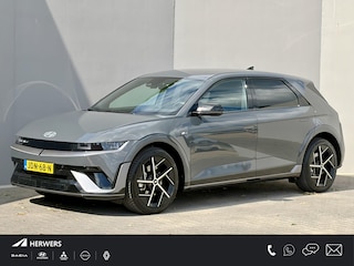 Hyundai Ioniq 5 N Line Edition Limited 84 kWh / Fabrieksgarantie tot 09-2030 / SOH 100% / 1.600 kg trekgewicht / CCS snel laden / Stuur- en stoelverwarming / Navigatie / Apple Carplay Android / 20" LM wielen / Camera / Adaptieve Cruise / Dodehoek Detectie / Elektr. Stoelen / Elektr. Achterklep /