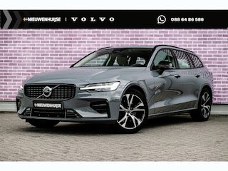 Volvo V60 2.0 B3 Plus Dark | Adaptieve Cruise Control | Panoramadak | Lederen Bekleding | DAB+ | Parkeercamera | Stoel-/Stuurverwarming | Dodehoek Detectie |