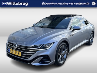 Volkswagen Arteon 1.4 TSI eHybrid R-Line / AUTOMAAT/ PANO/ PARK.SENSOR.V+A/ CAMERA/ APP-CONNECT/ STOELVERWARM./ MASSAGE/ ACC/ DCC/ DODEHOEK/ KEYLESS/ DIGITAL DASH/ NAVI/ DAB/ CLIMA/ LED/ 18'' LMV