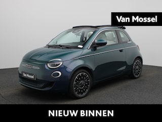 Fiat 500 500e 42 kWh La Prima | WORDT VERWACHT | APPLE CARPLAY | ANDROID AUTO | ACHTERUITRIJCAMERA | STOELVERWARMING | NAVIGATIE | CRUISE CONTROL | CLIMATE CONTROL | LEDER | LED VERLICHTING | LICHTMETALEN VELGEN |