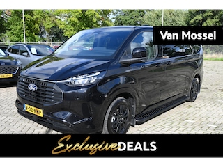 Ford Transit Custom Black Platinum 320 2.5 PHEV L2H1 | Dubbel Cabine | Leder | Adaptive Cruise Control | Camera | Stoelverwarming |