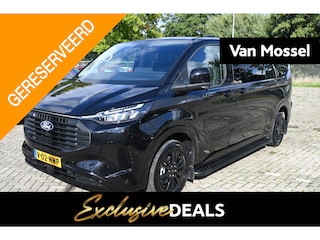 Ford Transit Custom Black Platinum 320 2.5 PHEV L2H1 | Dubbel Cabine | Leder | Adaptive Cruise Control | Camera | Stoelverwarming |