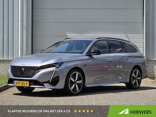 Peugeot 308 SW Hybrid 136 e-DCS6 GT Automaat / Adaptief Cruise Control / Apple Carplay Android Auto / Navigatie / 360 Graden Camera / Lichtmetalen Velgen 18“ /