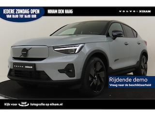 Volvo EC40 TWIN MOTOR ULTRA BLACK EDITION EUROPA 82 kWh *FULL OPTIONS!* -PANO.DAK|HARMAN/KARDON|360°CAM|LIGHTING|POWER-SEATS|PRIVACY.GLAS|20"|SoH:100%