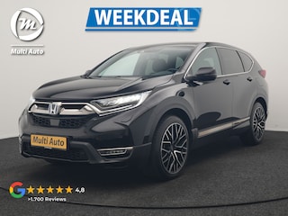 Honda CR-V 2.0 Black Edition MHEV 215pk Dealer O.H | Trekhaak Afn. | Adaptive Cruise | Camera | Sportstoelen Verwarmd | Keyless | Navigatie | DAB |  20"L.M