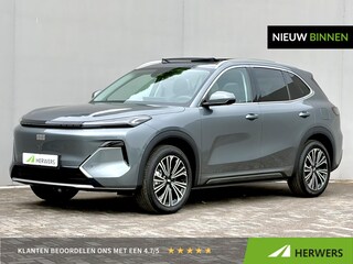 Geely Starray EM-i 1.5 Max+ / Binnenkort beschikbaar / 29,8 kWh / 136km WLTP / max 1055km Actieradius / PHEV / Plug-in / Fabrieksgarantie tot 07-2034 / Stoelverwarming voor en achter / Stoelmassage / Schuif-kantel dak / Stoelventilatie / Stuurverwarming / Elektrisch verstelbare stoelen / Elektrische achterklep / Adaptieve cruise control / Apple Carplay/Android Auto / Navigatie /