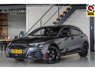 Audi A3 Sportback 45 TFSI e S-line | Leer met rode stiksels | Sfeer | Cam