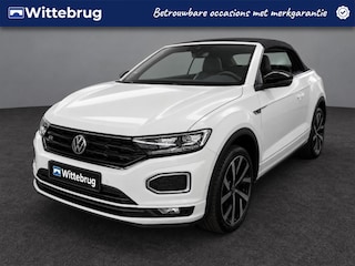 Volkswagen T-Roc 1.5 TSI 150pk R-Line DSG Automaat Navigatie / 19"LM velgen / Elek. Kap / Parkeersensoren / R-Line  / Bluetooth hal
