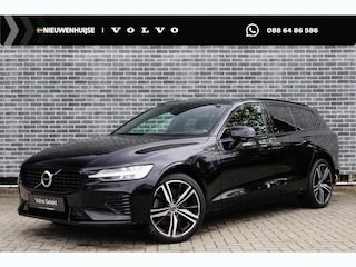 Volvo V60 2.0 T6 Recharge AWD R-Design | Plug-in Hybrid (PHEV) Long Range | Harman Kardon Audio | Panoramadak | Achteruitrijcamera | Parkeersensoren | Keyless Entry | Elektrische Achterklep | Navigatie | Apple Carplay | Android Auto | Stoelverwarming