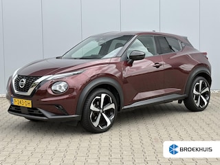 Nissan Juke 1.0 DIG-T N-Design / Leder-stof bekleding / Airco / Stoelverwarming / Cruise control / Apple Carplay/Android Auto / Navigatie /