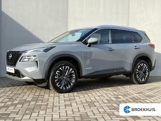 Nissan X-Trail 1.5 e-Power Tekna Fabrieksgarantie t/m 05-2028 / Apple Carplay/Android Auto / Adaptieve Cruise Control / Stoel-/Stuur-/Voorruitverwarming / Elektrische Achterklep / All-Season banden / Navigatie / Achteruitrijcamera /