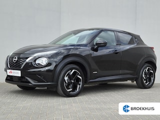 Nissan Juke 1.6 Hybrid N-Connecta / Fabrieksgarantie tot 03-2027 / Dealer onderhouden / Cruise control / Navigatie via Apple Carplay Android Auto / Achteruitrijcamera / Parkeersensoren voor en achter / Climate control / Keyless Entry/Start /