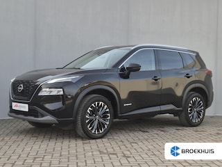 Nissan X-Trail 1.5 e-Power Tekna / Fabrieksgarantie tot 05-2028 / Dealer onderhouden / All Season banden / Stuur-, Stoel en Achterbank verwarming / Head Up Display / Elektrische achterklep / Rondomzicht camera / Adaptief CC /