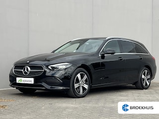 Mercedes-Benz C-klasse Estate 300 e Luxury Line / Dealer onderhouden / 1.800 kg elektrische trekhaak / Elektrische stoelen & Achterklep / Navi / Apple Carplay Android / 17" LM wielen /