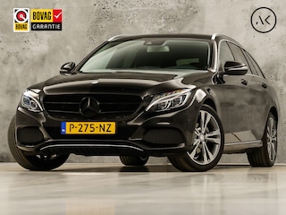 Mercedes-Benz C-klasse 180 AMG Sport Automaat (GROOT NAVI, LEDER, STOELVERWARMING, GETINT GLAS, SPORTSTOELEN, CRUISE, NIEUWE APK, NIEUWSTAAT)