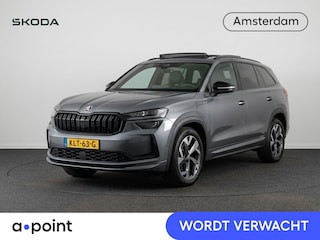Skoda Kodiaq 1.5 TSI PHEV Sportline Business 204 pk Automaat | Verlengde garantie | Navigatie | Panoramadak | Trekhhaak (wegklapbaar) | Parkeersensoren | Achteruitrijcamera | Stoelverwarming v/a |