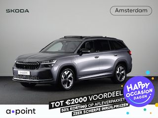 Skoda Kodiaq 1.5 TSI PHEV Sportline Business 204 pk Automaat | Verlengde garantie | Navigatie | Panoramadak | Trekhhaak (wegklapbaar) | Parkeersensoren | Achteruitrijcamera | Stoelverwarming v/a |