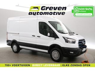 Ford Transit L2H2 68 kWh | Snelladen | SOH 94% | 360° Camera | Clima | 3 Zits | Cruise | Carplay | Parkeersens.