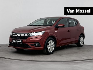 Dacia Sandero 1.0 TCe 90Pk Expression | Navigatie Via Apple Carplay/ Android Auto | Airco | Parkeersensoren Achter | Cruise Control & Snelheidsbegrenzer | DAB Radio | Licht & Regensensor |