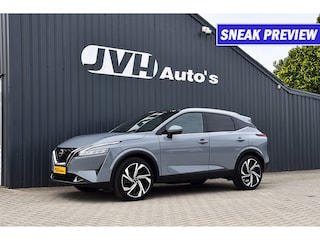 Nissan Qashqai 1.3 MHEV Tekna Plus 09-2023 | BTW | Panorama | Head-UP | Virtual CP | Leder | Cam360