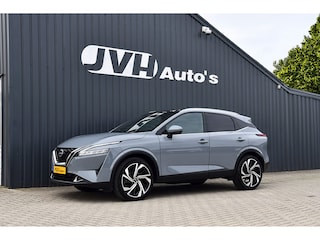 Nissan Qashqai 1.3 MHEV Tekna Plus 09-2023 | BTW | Panorama | Head-UP | Virtual CP | Leder | Cam360