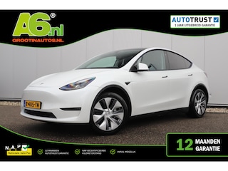 Tesla Model Y Long Range AWD 75 kWh Afneembare Trekhaak Panoramadak Full Self Driving 3 Lederen Bekleding