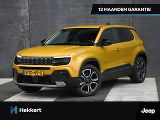 Jeep Avenger Summit 1.2 e-Hybrid 110pk Automaat JBL | ELEK. ACHTERKLEP | ADAP. CRUISE | 18''LM | DODE HOEK | KEYLESS ENTRY
