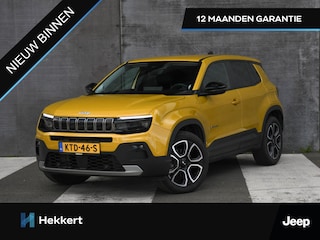 Jeep Avenger Summit 1.2 e-Hybrid 110pk Automaat JBL | ELEK. ACHTERKLEP | CAMERA | APPLE CARPLAY/ANDROID AUTO | STOELVERWARMING
